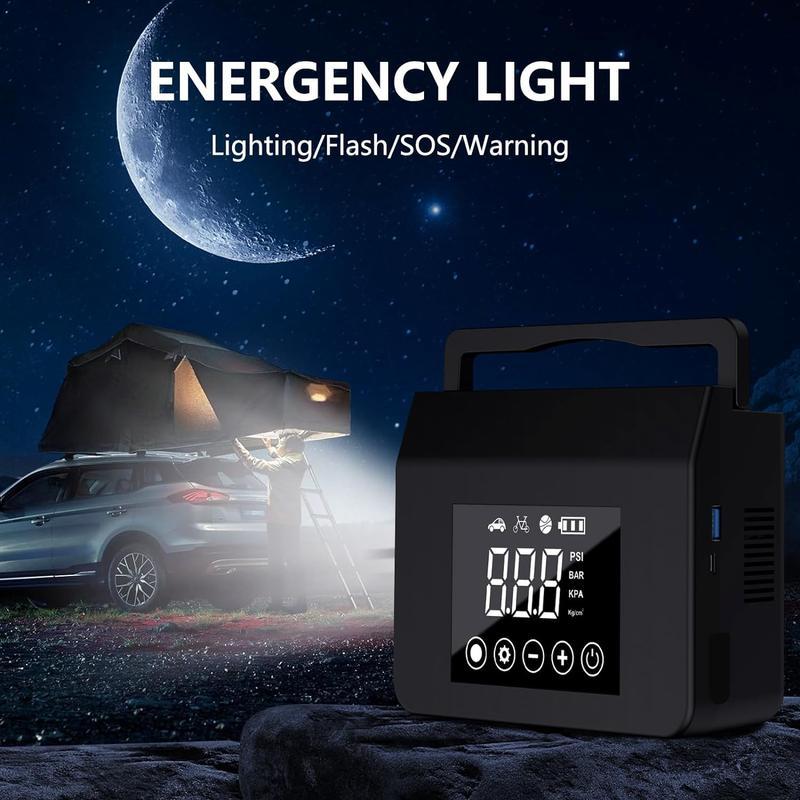 Portable Car Jump Starter with Air Compressor